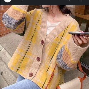 12th tribe colourful cardigan